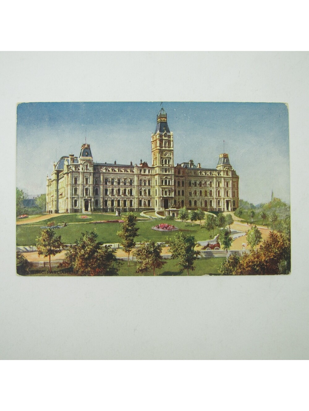 Postcard Quebec Canada Parliament Buildings Raphael Tuck & Sons Oilette Antique